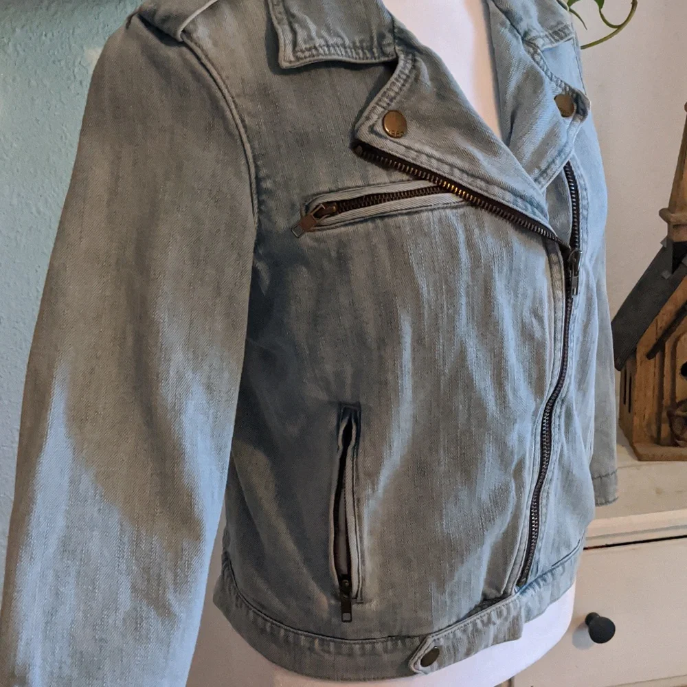 Y2K Gap Jean Jacket Sz Sm - Picture 3 of 10
